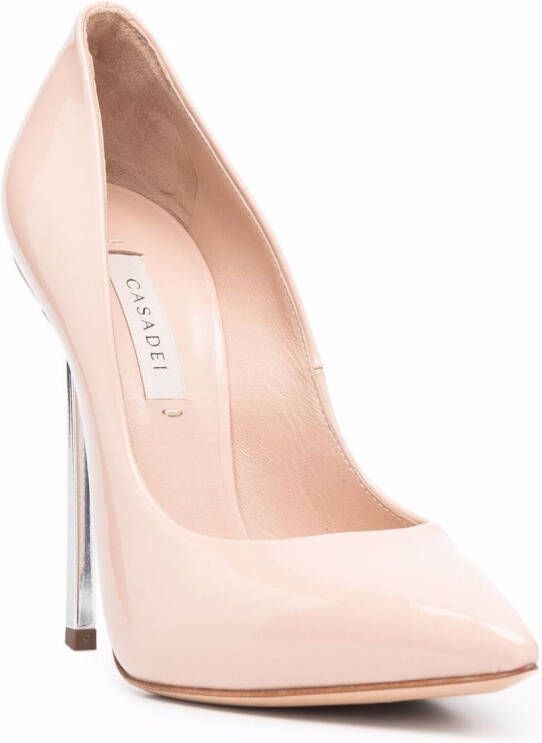 Casadei Blade Penny pumps met puntige neus Roze