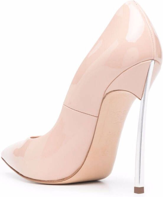 Casadei Blade Penny pumps met puntige neus Roze