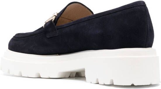 Casadei Suède loafers Blauw