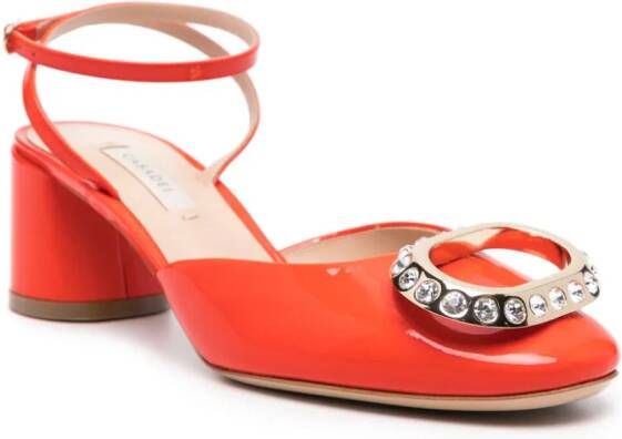 Casadei Emily Cleo 50mm pumps Oranje