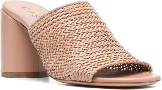 Casadei Geweven muiltjes Beige