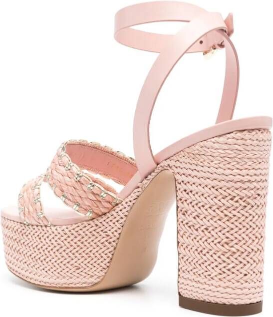 Casadei Kalimba 120 mm sandalen Roze