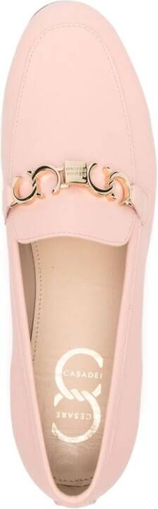 Casadei Leren loafers Roze