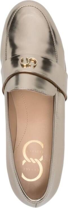 Casadei Metallic loafers Goud