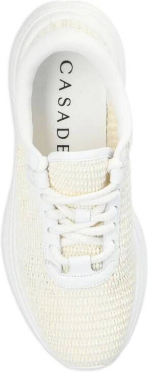 Casadei Mia leren sneakers Wit