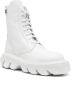 Casadei Pilot leren combat boots Wit - Thumbnail 2