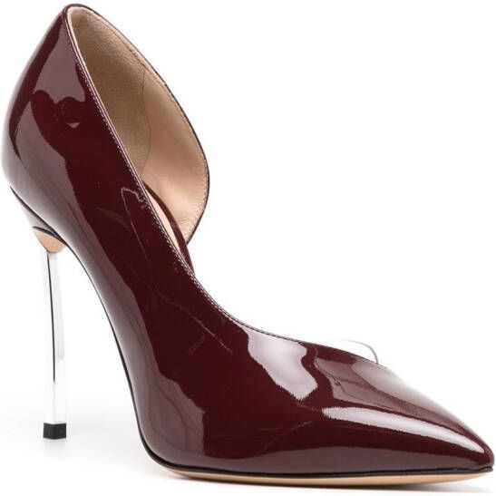 Casadei Pumps met puntige neus Rood