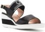 Casadei Sandalen met sleehak Zwart - Thumbnail 2