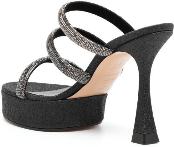 Casadei Sandalen met stras bandje Zwart