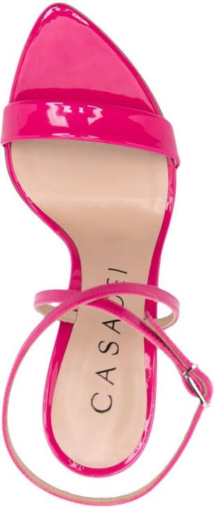 Casadei Scarlet Tiffany leren sandalen Roze