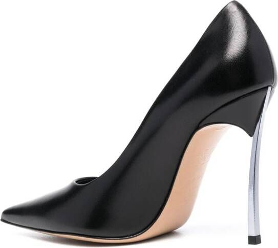 Casadei Pumps met bewerkte hak Zwart