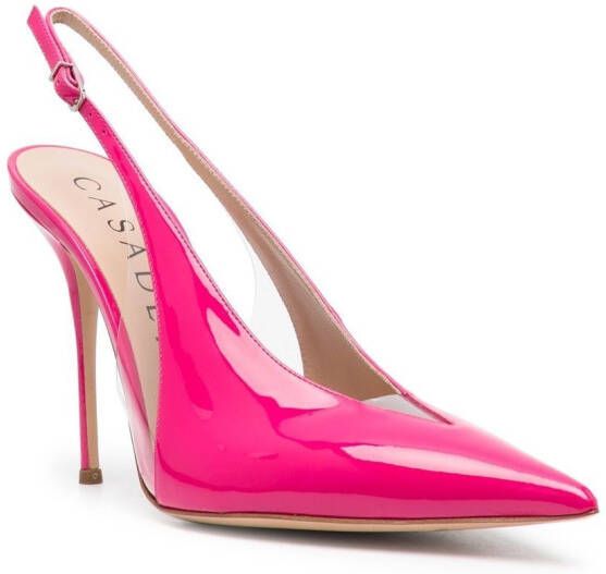 Casadei Tiffany slingback pumps Roze