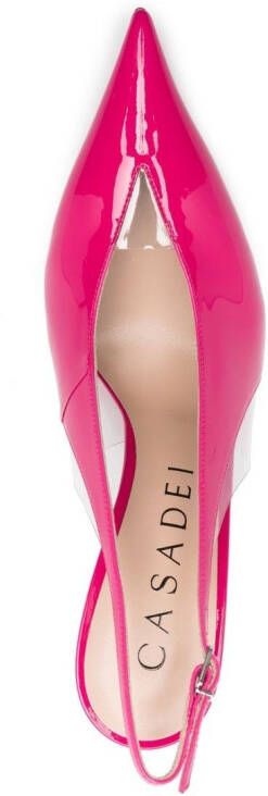 Casadei Tiffany slingback pumps Roze