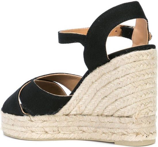 Castañer Blaudell sleehakken espadrilles Bruin