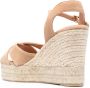 Castañer Blaudello espadrilles met sleehak Beige - Thumbnail 3