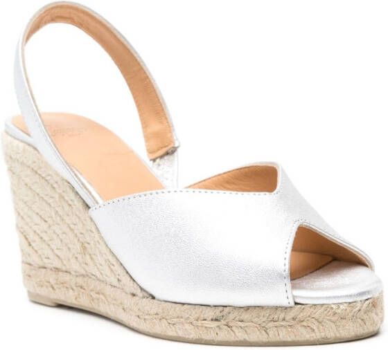 Castañer Brisa espadrilles Zilver