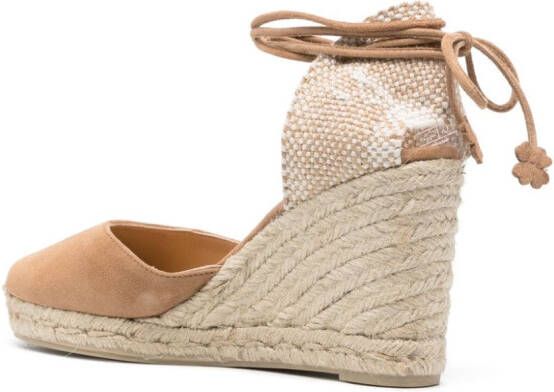 Castañer Carina suède espadrilles Beige