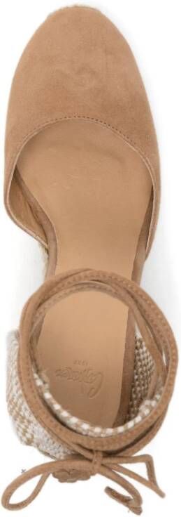 Castañer Carina suède espadrilles Beige