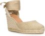 Castañer Carina espadrilles met sleehak Beige - Thumbnail 2