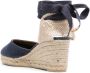 Castañer Carina espadrilles met sleehak Blauw - Thumbnail 3