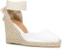 Castañer Carina espadrilles met sleehak Wit - Thumbnail 2