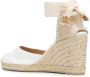 Castañer Carina espadrilles met sleehak Wit - Thumbnail 3