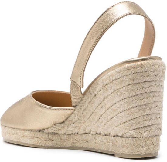 Castañer Carolyn 95 mm espadrilles Goud