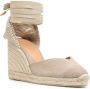 Castañer Chiara espadrilles met sleehak Beige - Thumbnail 2