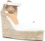 Castañer Chiara espadrilles met sleehak Wit - Thumbnail 2