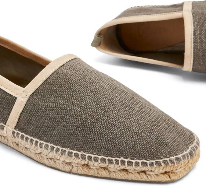 Castañer Espadrilles met raffia zool Bruin