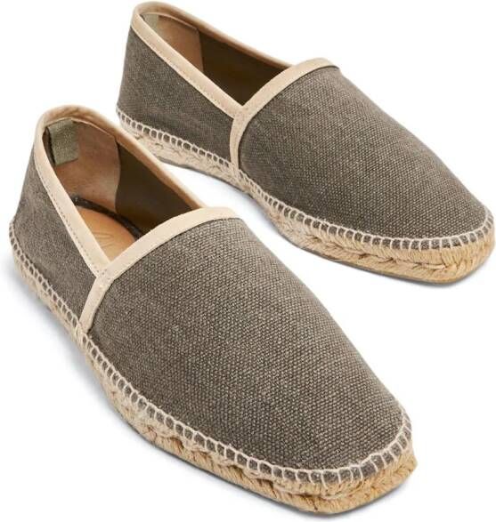 Castañer Espadrilles met raffia zool Bruin