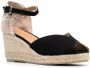 Castañer Espadrilles met sleehak Zwart - Thumbnail 2