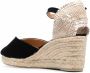 Castañer Espadrilles met sleehak Zwart - Thumbnail 3