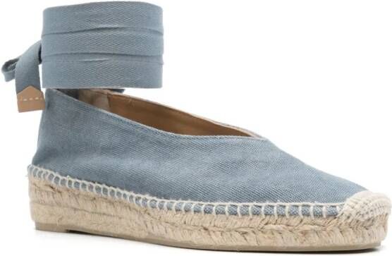 Castañer Canvas espadrilles Blauw