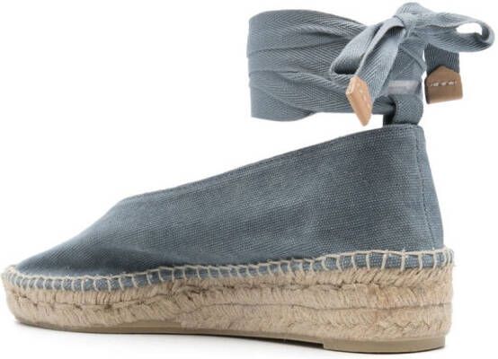 Castañer Canvas espadrilles Blauw