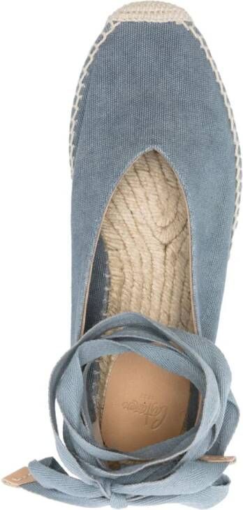 Castañer Canvas espadrilles Blauw