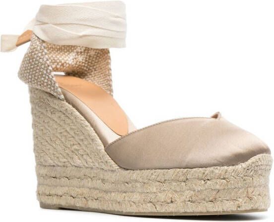 Castañer Geweven espadrilles Beige