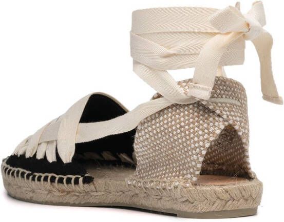 Castañer Jean espadrilles Zwart