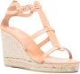 Castañer Espadrilles met sleehak Beige - Thumbnail 2