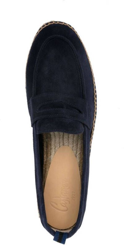 Castañer Nacho suède espadrilles Blauw