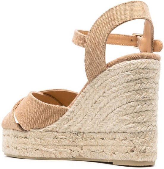 Castañer Sandalen met open neus Bruin