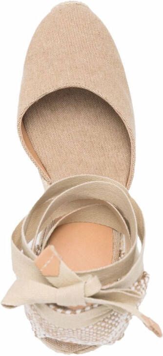 Castañer Suède espadrilles Beige