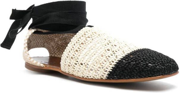 Castañer Tweekleurige espadrilles Beige