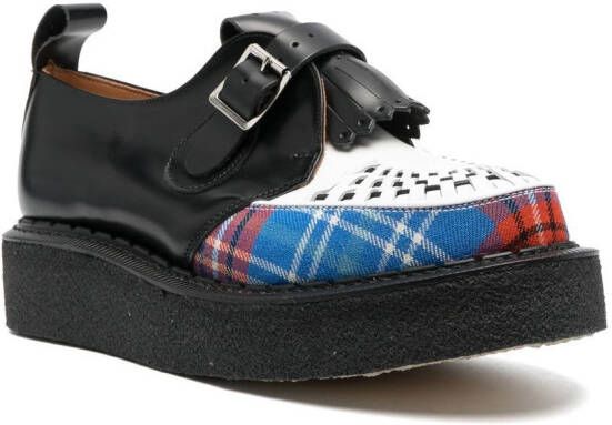 Charles Jeffrey Loverboy Leren loafers Zwart