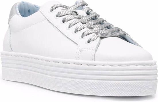 Chiara Ferragni Sneakers met sterpatch Wit