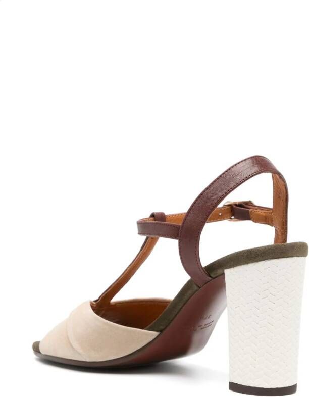 Chie Mihara 90 mm Biagio suède sandalen Beige