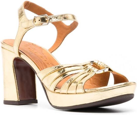 Chie Mihara Metallic sandalen Goud