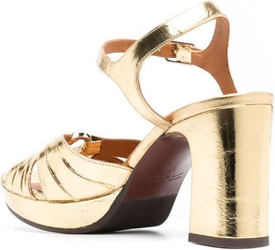 Chie Mihara Metallic sandalen Goud