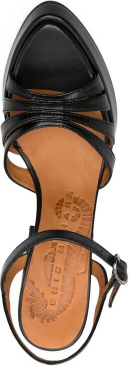 Chie Mihara Aniel leren sandalen 110 mm Zwart