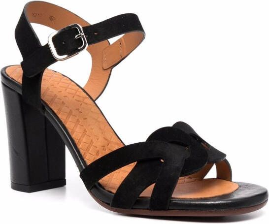 Chie Mihara Bagaura leren sandalen Zwart